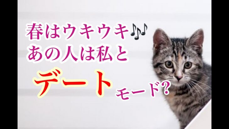 恋愛3択🔮春はウキウキ🎶あの人は私(僕)とデートしたいモードになってきてますか？行動してくれますか？