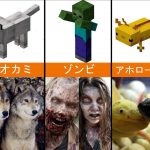 実際の生活の中でのMinecraft暴徒カップル「比較」