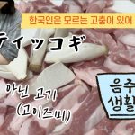[한일부부] 뒷고기 첫 체험 【日韓カップル】釜山式焼肉ティッコギ