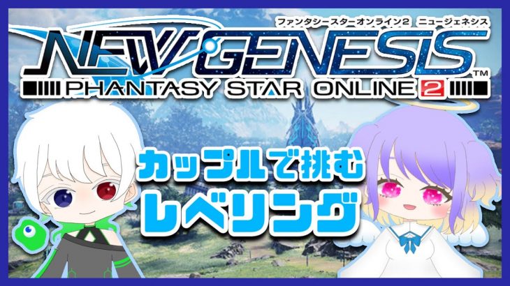 【小夜アネラと東雲ディア】カップルで挑むレベリング【PSO2NGS】