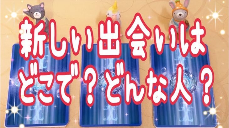 [タロット出会い]新しい出会いはどこで❓どんな人❓これからの恋愛運❤️もう既に出会ってる❓細密に深掘りリーディング❗️個人鑑定級