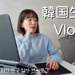 【韓国生活/Vlog】 在宅勤務する平日(仕事少ない日ver.) & とある休日🇰🇷🙄【日韓夫婦/한일부부/日韓カップル/한일커플】