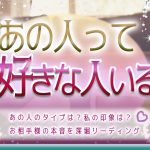 💜本格タロット恋愛💜深堀💕あの人って今好きな人はいるの？好きなタイプは？🥰私の印象は？😻💗💙オラクル