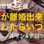 複雑恋愛  不倫『彼が離婚出来るとしたらいつ？』