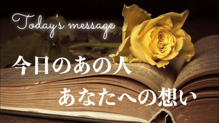 ❤️今日のあの人の一日。あなたへの想い🌈恋愛タロットリーディング