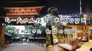 ＊Vlog＊ ハシゴで初詣をした日の週末カップルぶらり動画。改めてこれまでの日常のありがたさを痛感した日｜明治神宮｜浅草｜ホテル宿泊｜