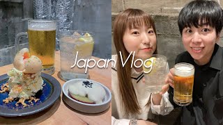 JNP I 한일커플・日韓カップル I 일본일상Vlog I 철판야끼소바🍴・이자카야 TOKI🍹I 日韓カップルデートVlog💕 I 鉄板焼きそば・スタンドTOKI