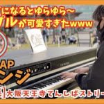 [ストリートピアノ]SMAP /オレンジを弾いたらカップルが可愛すぎたwww[大阪・天王寺てんしばピアノ]