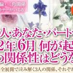 🔮恋愛タロットルノルマン36枚で読み解く🌈複雑恋愛・不倫・W不倫・三角関係…好きな人にパートナーがいる方…あの人・あなた・パートナーの６月はどんな事が起きる？３人の関係・それぞれの距離感はどうなる⁉️