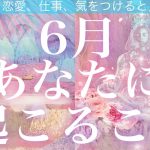 6月あなたに起こること❣️🧸💠🧸💓 全体運、恋愛、仕事💓気をつけると良いこと💓ラッキーパーソン、カラー、ナンバー💓タロット占い💫オラクルカードリーディング🔮