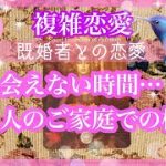 【複雑恋愛】あの人のご家庭でのご様子🦋会えない時間【不倫etc…】++タロット占い&オラクルカードリーディング++