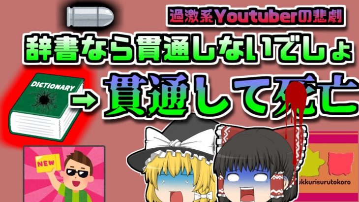 【2016年米国】過激系投稿者カップルの悲劇「Youtuber誤射事件」【ゆっくり解説】