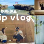 【旅行vlog】カップルで行く！真夏の静岡・伊豆旅行🌈☀️1日目