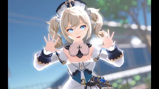 【Genshin Impact MMD／4K／60FPS】Barbara【恋愛デコレート】