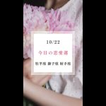 【10月22日の恋愛運】#牡羊座 #獅子座 #射手座 #shorts