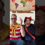 【Shorts】3年ぶりのカップルハロウィンはジブリの仮装でドイツをしばいてみた International Couple wearing Ghibli costumes for Halloween