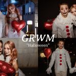 【GRWM】これがカップルのハロウィン準備の様子🤡❤️‍🔥