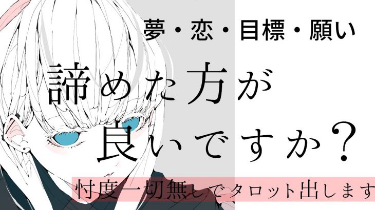 よく頑張りましたね。諦める前に見てください✨【恋愛、夢、目標、願い】忖度一切無し、タロット本格リーディング、