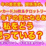 片思いタロット　片思い、年の差恋愛、関係浅めの方、♡鳥肌♡すごく年下の気になるあの人♡私をどう思っている？ルノルマンカード３６枚＆タロットリーディング、片思いタロット 、年の差恋愛、複雑恋愛