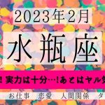 🎉みずがめ座♒2023年2月 │全体運・恋愛・仕事・人間関係 テーマ別タロットリーディング