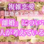 【複雑恋愛】離婚について❣️あの人が考えている「離婚」ということ。【不倫etc…】++タロット占い&オラクルカードリーディング++