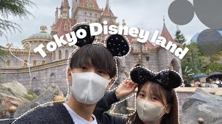 【vlog】Disney Landでまったりデート🎀🤍｜大学生カップル･ディズニーランド