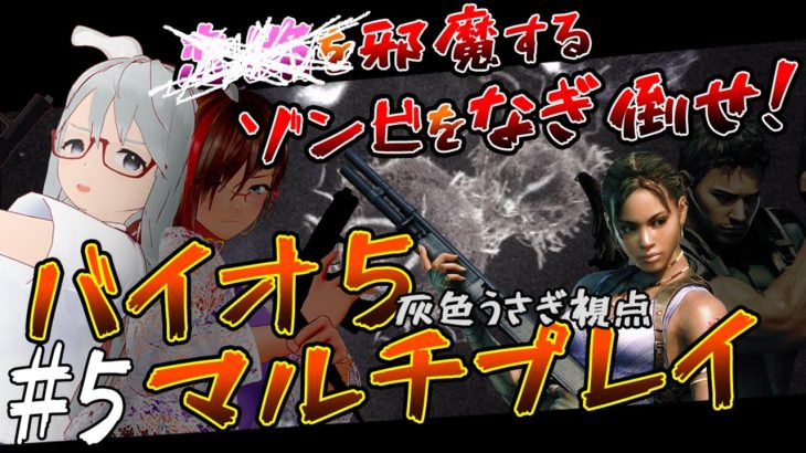 【 そろそろ面白外国人？ 】VS港区に居そうなカップル？全編マルチプレイなバイオハザード５ 【灰色うさぎ】BIOHAZARD5