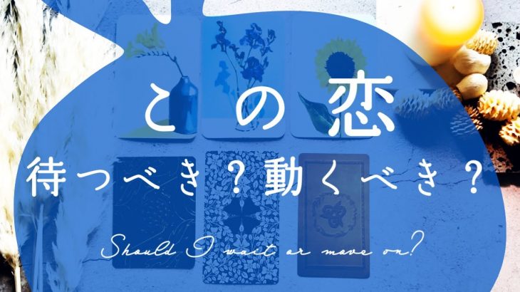 【忖度なし本格鑑定🔮】この恋、待つべき？動くべき？｜恋愛タロット占い｜辛口🍛