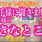 【恋愛タロット3択占い】お相手様に聞きました！あなた様の、好きなところ♪普段は見えない、お相手様のお気持ちをリーディングしました⭐︎バランガン西原さゆり