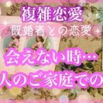 【複雑恋愛】ご家庭での様子❣️会えない時🥲あの人のご家庭での様子【タロット占い】