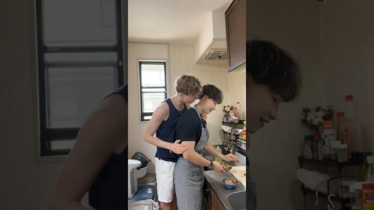 Making asian food for my boyfriend 🫶🫶🫶 #gay #couple #couplegoals #同性カップル #ゲイカップル