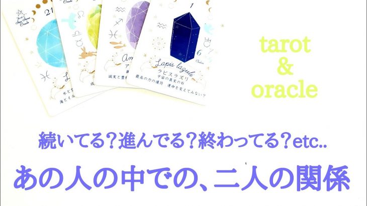 🌹恋愛タロット・オラクル占い🌹【厳しめ&モヤる結果あります】続いてる？進んでる？それとも終わってる？あの人の中での二人の関係の現在地と今のあなたへの気持ち