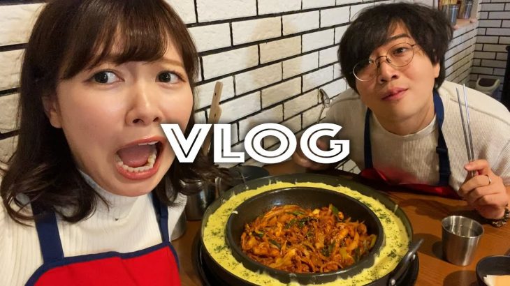 妄想では付き合ってる彼女と新大久保で韓国料理デート【VLOG】