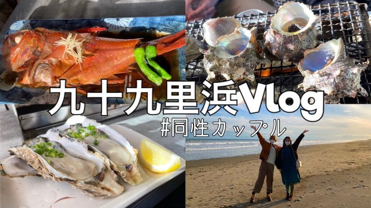 【Vlog】#7 九十九里浜で海を堪能🌊🐚【セクマイカップル】